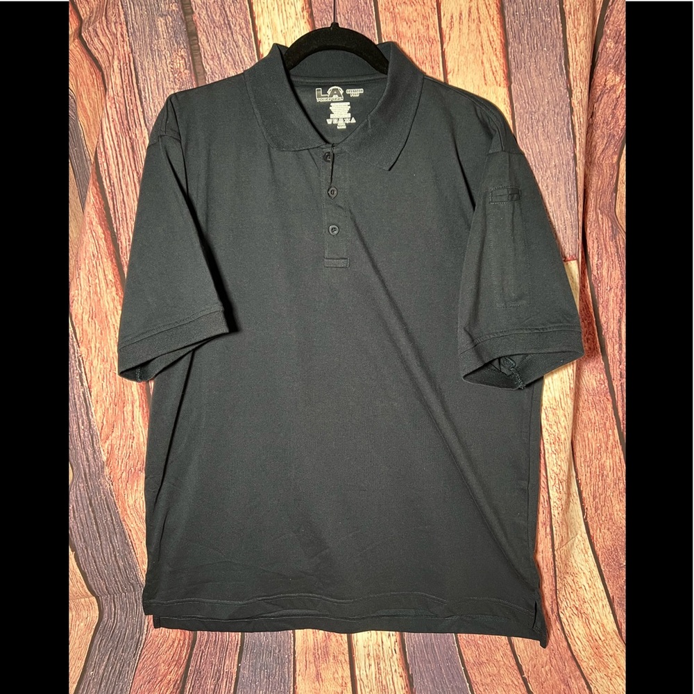 LA Police Gear Polo • New • Black